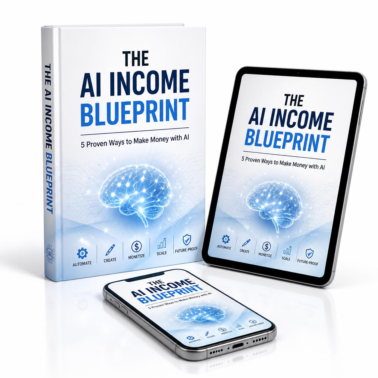 AI Income: 5 Proven Methods — book cover